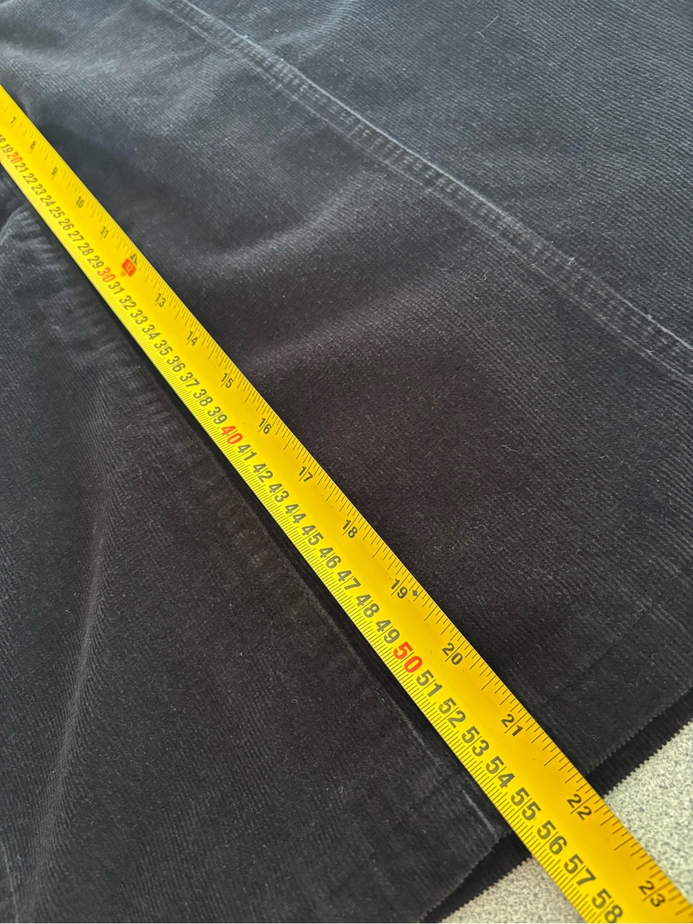 Woolrich Black Corduroy Skirt Size 10 Cottagecore Preppy Academia Old Money Soft - Picture 9 of 9